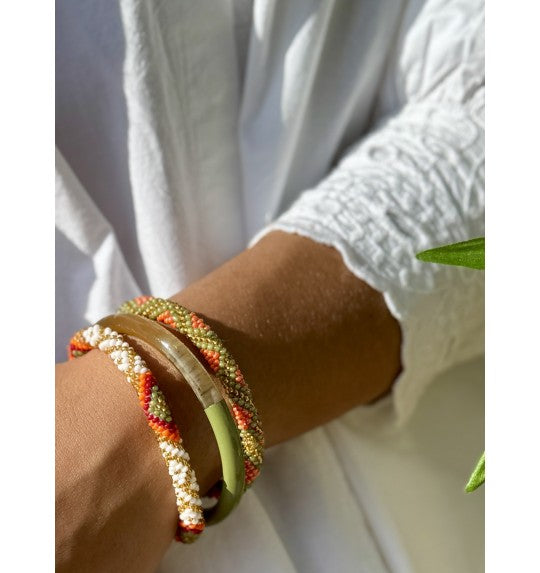 Maison Kizo - Buffalo Horn bangle - Green