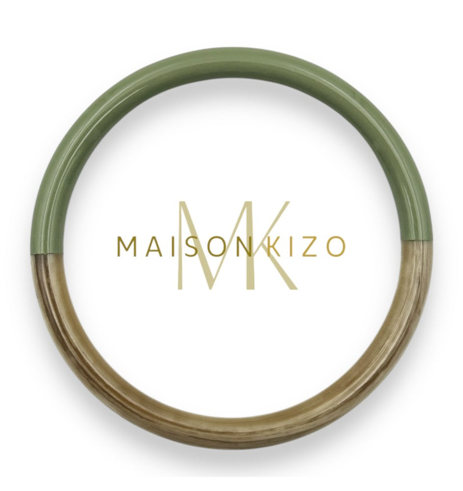 Maison Kizo - Buffalo Horn bangle - Green