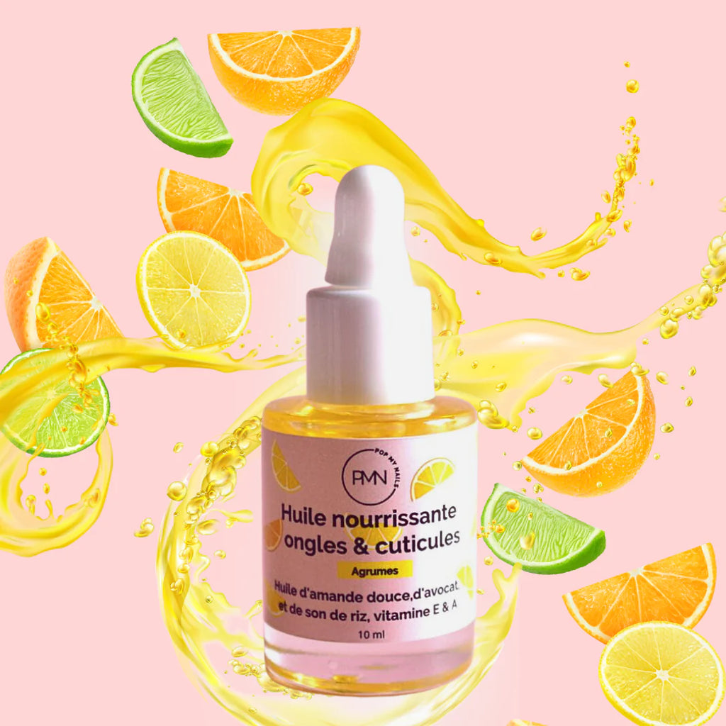 Nourishing nail and cuticle oil - 10ml - Citrus