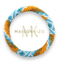 Maison Kizo - Nepalese bracelet - Blue/White/Orange