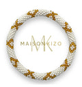 Maison Kizo - Nepalese bracelet - White/Gold