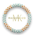 Maison Kizo - Nepalese bracelet - White/Blue/Orange