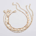 Elodie bracelets - Set of 4 - Gold plated