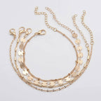 Elodie bracelets - Set of 4 - Gold plated