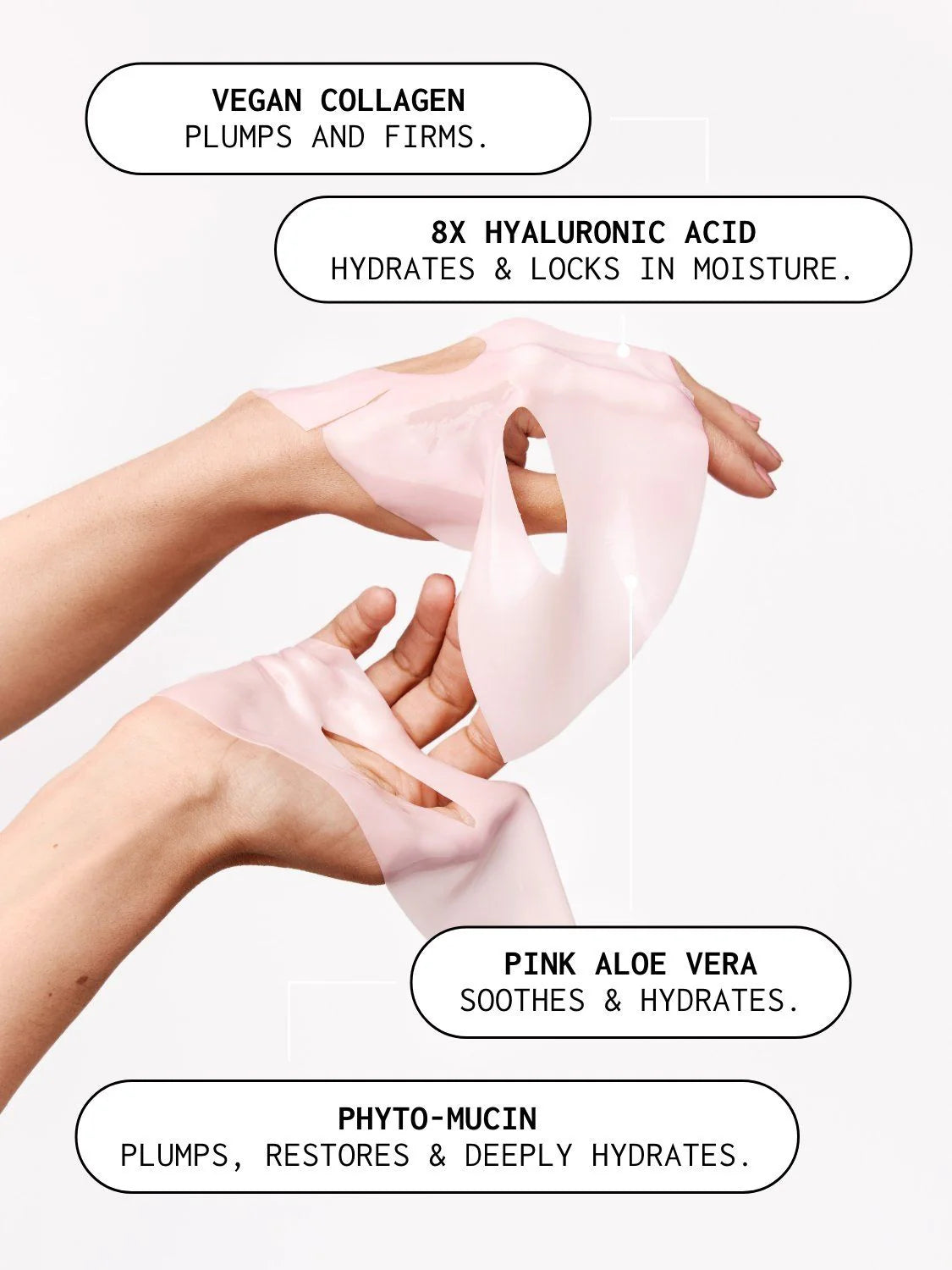 Xlash - Collagen Hydrogel Hyal Mask 1pcs